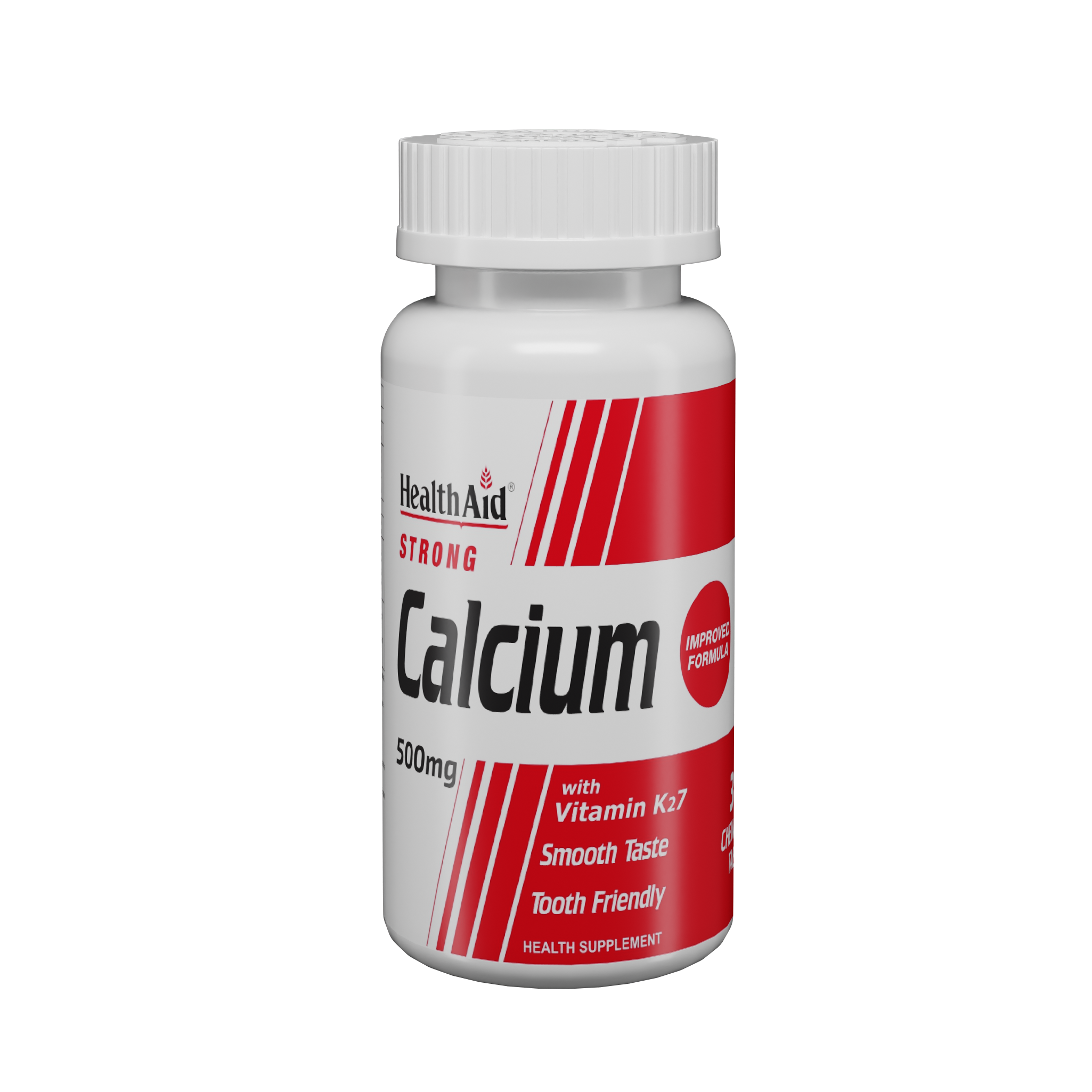 HealthAid I Strong Calcium 500 mg I 30 Chewable Tablets